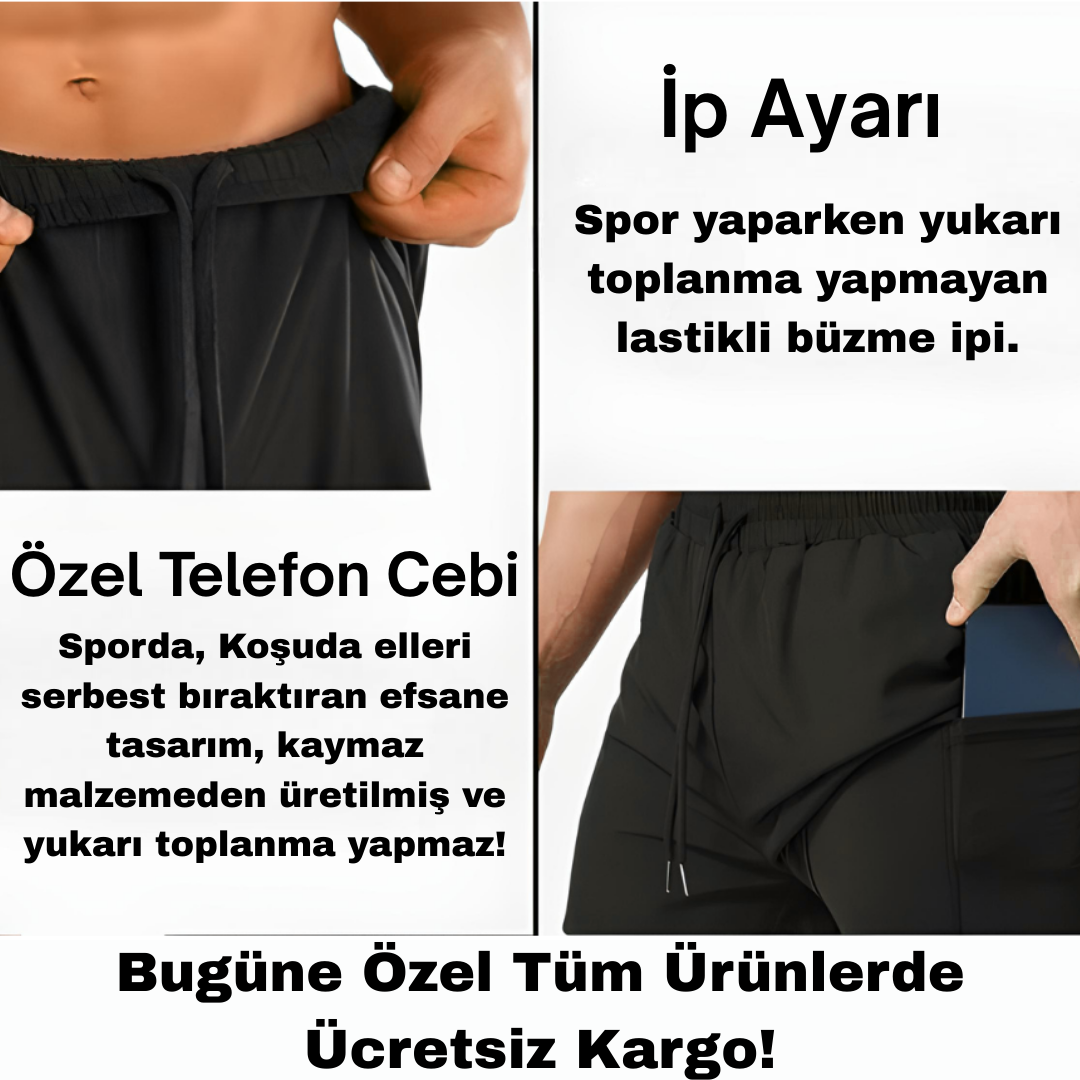 Ninja Fits™ 2'si 1 Arada Sporcu Şortu